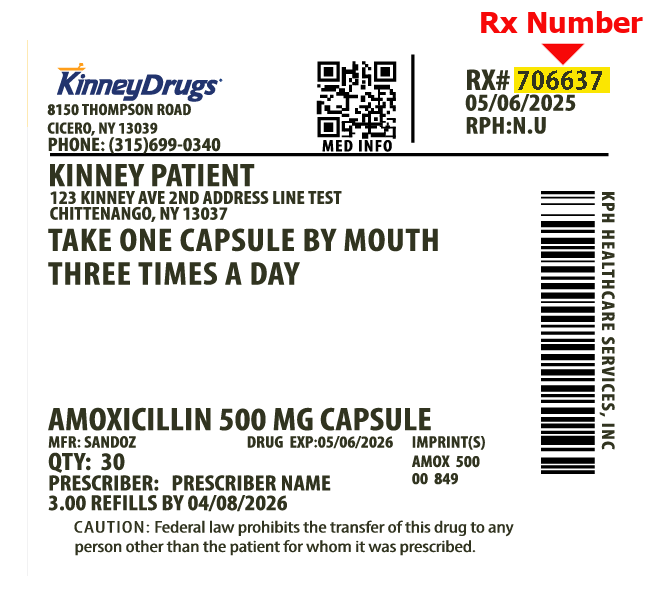 Rx Label Example