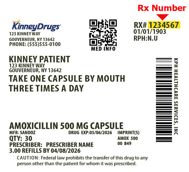 Rx Label Example